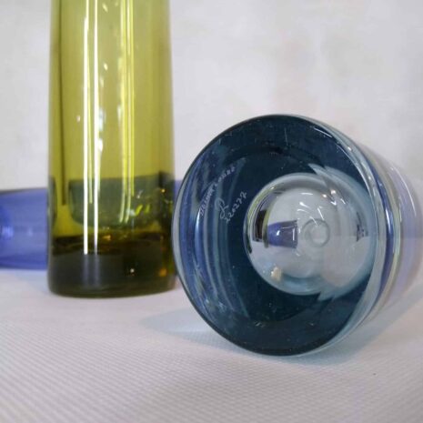 1938 Per Lutken 3 kolory Holmegaard szklane wazony 6 Per Lutken kolory Holmegaard szklane wazony skalowane skalowane