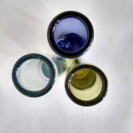 1938 Per Lutken 3 kolory Holmegaard szklane wazony 9 Per Lutken kolory Holmegaard szklane wazony skalowane skalowane