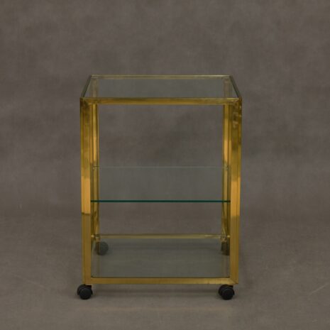 wózek barowy z mosiądzu z trzema półkami_0 (1) italian brass bar trolley with shelves scaled