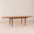 Johannes Andersen style Danish teak extension table   scaled