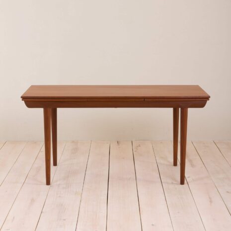 2056 Johannes Andersen style Danish teak extension table-4 Johannes Andersen style Danish teak extension table scaled