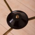 shades Stilnovo style pendant lamp with teak Stilnovo pendant lamp in brass teak and  opaline glass shades Italy s   scaled