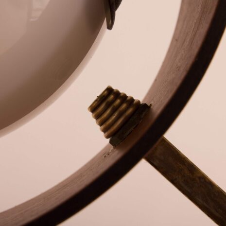 2059 3 shades Stilnovo style pendant lamp with teak Stilnovo pendant lamp in brass, teak and 3 opaline glass shades, Italy, 60s-2-20 shades Stilnovo style pendant lamp with teak Stilnovo pendant lamp in brass teak and opaline glass shades Italy s scaled