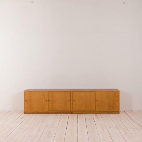 2081 Oak shelving unit bookcase by Borge Mogensen for Karl Andersson_Soner, Huskvarna-2-7 Oak shelving unit bookcase by Borge Mogensen for Karl Andersson Soner Huskvarna scaled