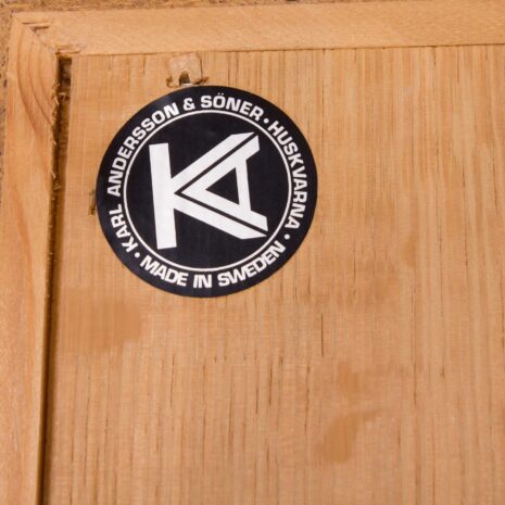 2081 Oak shelving unit bookcase by Borge Mogensen for Karl Andersson_Soner, Huskvarna-2-9 Oak shelving unit bookcase by Borge Mogensen for Karl Andersson Soner Huskvarna scaled