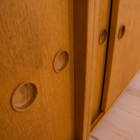 2081 Oak shelving unit bookcase by Borge Mogensen for Karl Andersson_Soner, Huskvarna-3-10 Oak shelving unit bookcase by Borge Mogensen for Karl Andersson Soner Huskvarna scaled