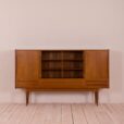 Teak highboard with  drawers in Johannes Andersen style Denmark s   scaled