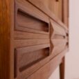 Teak highboard with  drawers in Johannes Andersen style Denmark s   scaled