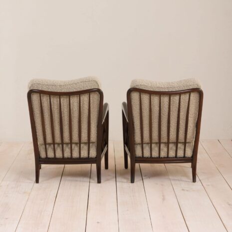 2053 Paolo Buffa lounge chairs in alapaca boucle wool upholstery-6 Paolo Buffa lounge chairs in alapaca boucle wool upholstery scaled