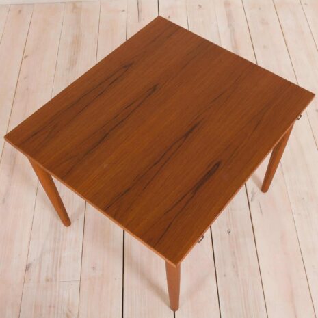 Danish extension teak drop leaf table 2086-15 Danish extension teak drop leaf table scaled
