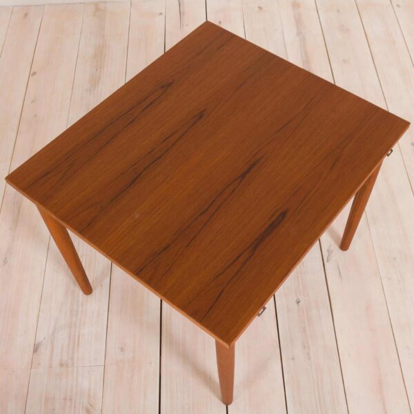 Danish extension teak drop leaf table   scaled