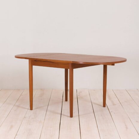 Danish extension teak drop leaf table 2086-3 Danish extension teak drop leaf table scaled