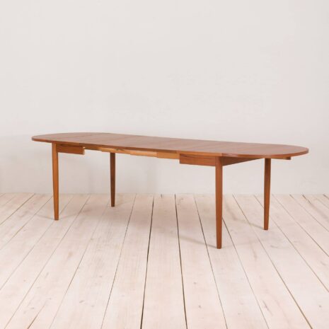 Danish extension teak drop leaf table 2086-5 Danish extension teak drop leaf table scaled