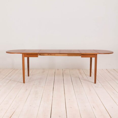 Danish extension teak drop leaf table 2086-6 Danish extension teak drop leaf table scaled