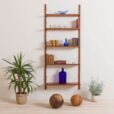 Poul Cadovius vintage wall unit shelving with  shelves Denmark s   scaled