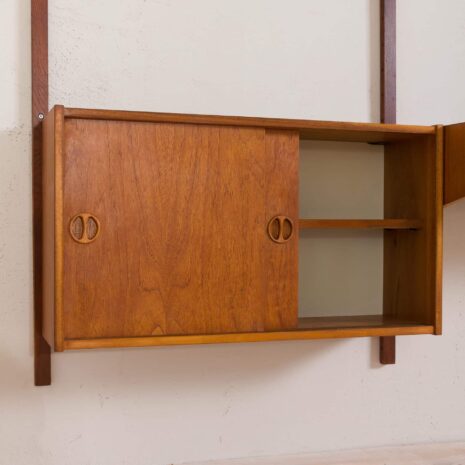 Danish wall unit from the 60s with a large desk and cabinet in the style of Poul Cadovius 2089-10 Danish wall unit from the s with a large desk and cabinet in the style of Poul Cadovius scaled