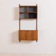 Early Poul Cadovius wall unit with bar cabinet for Cado   scaled