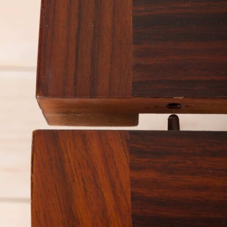 Rosewood dining extension table by John Mortensen for Helteborg Mobler 2092-14 Rosewood dining extension table by John Mortensen for Helteborg Mobler scaled