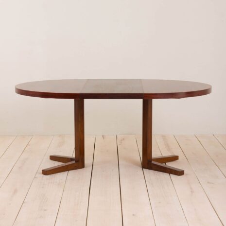 Rosewood dining extension table by John Mortensen for Helteborg Mobler 2092-5 Rosewood dining extension table by John Mortensen for Helteborg Mobler scaled