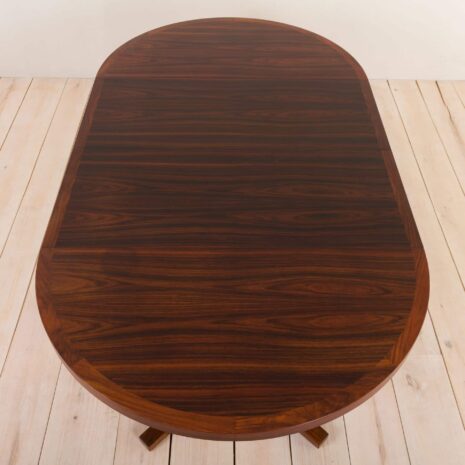 Rosewood dining extension table by John Mortensen for Helteborg Mobler 2092-9 Rosewood dining extension table by John Mortensen for Helteborg Mobler scaled
