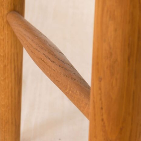 2072 Erik Kierkegaard oak chair in dark blue wool-9 Erik Kierkegaard oak chair in dark blue wool scaled