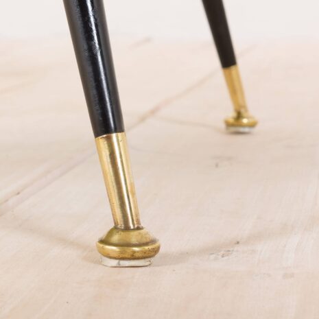 2077 Fotel Gigi Radice z zielonego aksamitu z lat 50-tych.-5 Gigi Radice green velvet armchair from the s