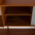 Kai Kristiansen FM Wall Unit in teak with  cabinets vitrine and  shelves  scaled