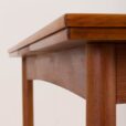 Rectangular teak extension table with rounded edges  scaled