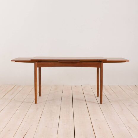 2125 Rectangular teak extension table with rounded edges-3 Rectangular teak extension table with rounded edges scaled