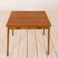 Danish petite lady desk in teak and beech  scaled