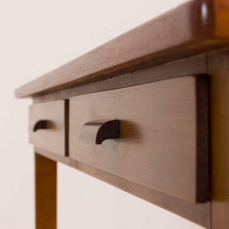 2129 Danish petite -lady desk - in teak and beech-8 Danish petite lady desk in teak and beech scaled