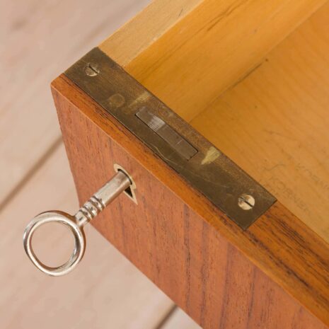 2131 Dwustronne biurko dyrektorskie z drewna tekowego-20 Dwustronne biurko wykonane z drewna tekowego