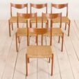 Six chairs by arne Wahl Iversen for Glyngore Stolefabrik scaled