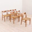 Six chairs by arne Wahl Iversen for Glyngore Stolefabrik scaled