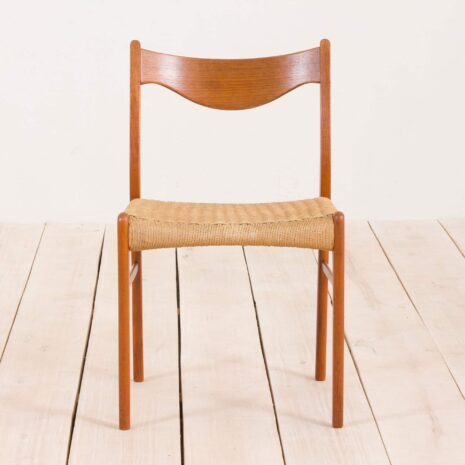 2133 Six chairs by arne Wahl Iversen for Glyngore Stolefabrik-6 Six chairs by arne Wahl Iversen for Glyngore Stolefabrik scaled