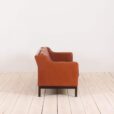 Mogensen Hansen  seater sofa in cognac leather  scaled