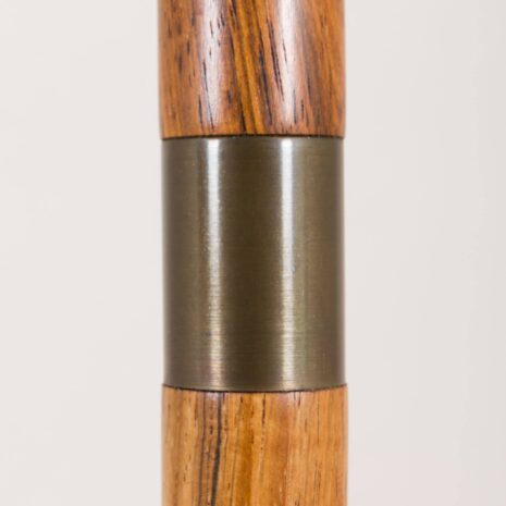 2157 Danish rosewood and brass floor lamp with Le Klint shade-8 Danish rosewood and brass floor lamp with Le Klint shade scaled