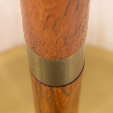 2157 Danish rosewood and brass floor lamp with Le Klint shade-9 Danish rosewood and brass floor lamp with Le Klint shade scaled