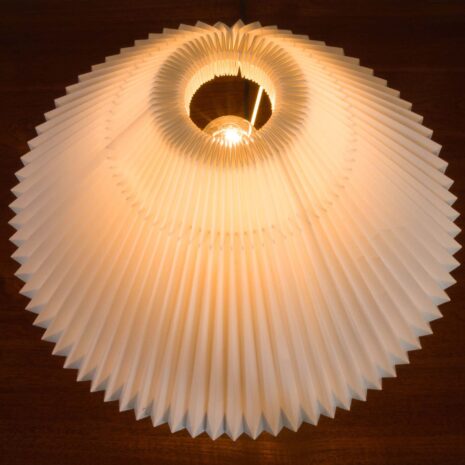 2159 Holmegaard deep green glass lamp with Le Klint shade-5 Holmegaard deep green glass lamp with Le Klint shade scaled