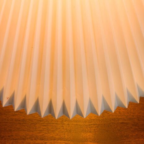 2159 Holmegaard deep green glass lamp with Le Klint shade-6 Holmegaard deep green glass lamp with Le Klint shade scaled