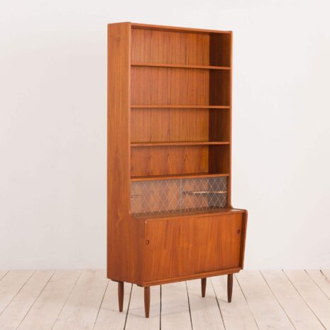 2145 Johannes Sorht teak bookcase-6 Johannes Sorht teak bookcase scaled