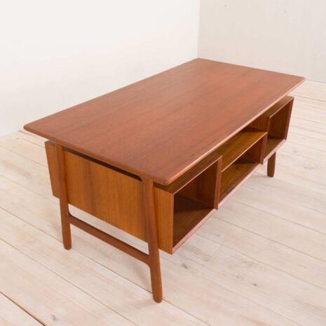 2152 Omann Jun biurko z drewna tekowego-8 Omann Jun teak executive desk scaled