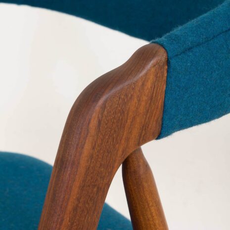 2153 Set of 4 MID-CENTURY DANISH TEAK DINING CHAIRS BY TH. HARLEV FOR FARSTRUP MØBLER, 1950S-11 Set of MID CENTURY DANISH TEAK DINING CHAIRS BY TH