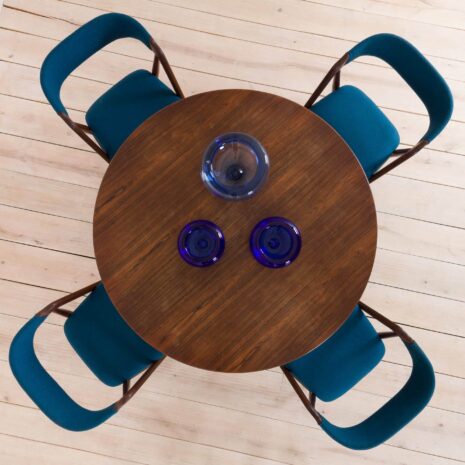 2153 Set of 4 MID-CENTURY DANISH TEAK DINING CHAIRS BY TH. HARLEV FOR FARSTRUP MØBLER, 1950S-17 Set of MID CENTURY DANISH TEAK DINING CHAIRS BY TH