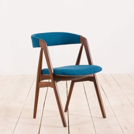 2153 Set of 4 MID-CENTURY DANISH TEAK DINING CHAIRS BY TH. HARLEV FOR FARSTRUP MØBLER, 1950S-3 Set of MID CENTURY DANISH TEAK DINING CHAIRS BY TH