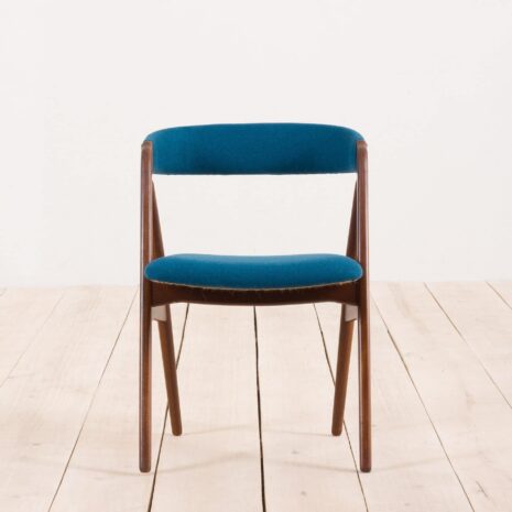 2153 Set of 4 MID-CENTURY DANISH TEAK DINING CHAIRS BY TH. HARLEV FOR FARSTRUP MØBLER, 1950S-4 Set of MID CENTURY DANISH TEAK DINING CHAIRS BY TH