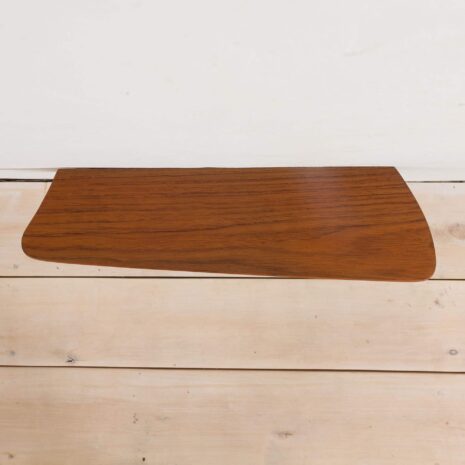 2154 Jm teak frame mirror Nr. 455 with organic shape console-11 Jm teak frame mirror Nr