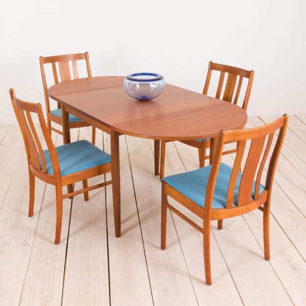Danish Extension Drop Leaf Table In Teak s  scaled