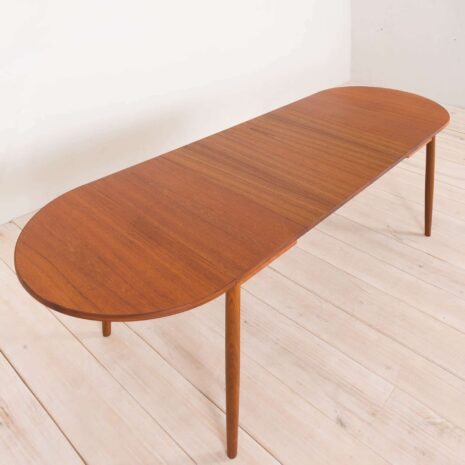 2155 Danish Extension Drop Leaf Table In Teak, 1960s-10 Danish Extension Drop Leaf Table In Teak s scaled