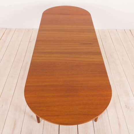 2155 Danish Extension Drop Leaf Table In Teak, 1960s-11 Danish Extension Drop Leaf Table In Teak s scaled